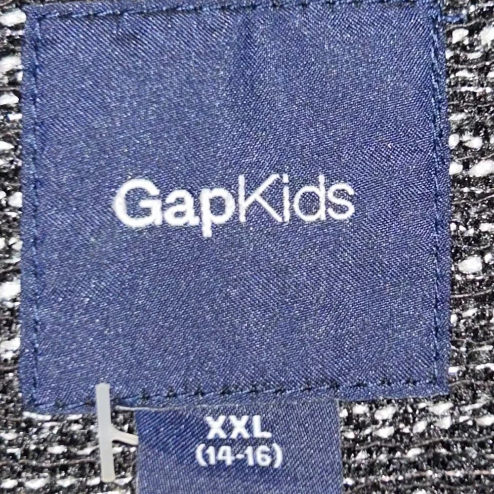 GAP Girl's Black Dressy Full Zip Jacket Size XXL 14/16